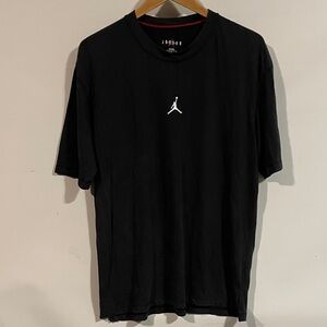 Air Jordan Black Short Sleeve Men's Tee